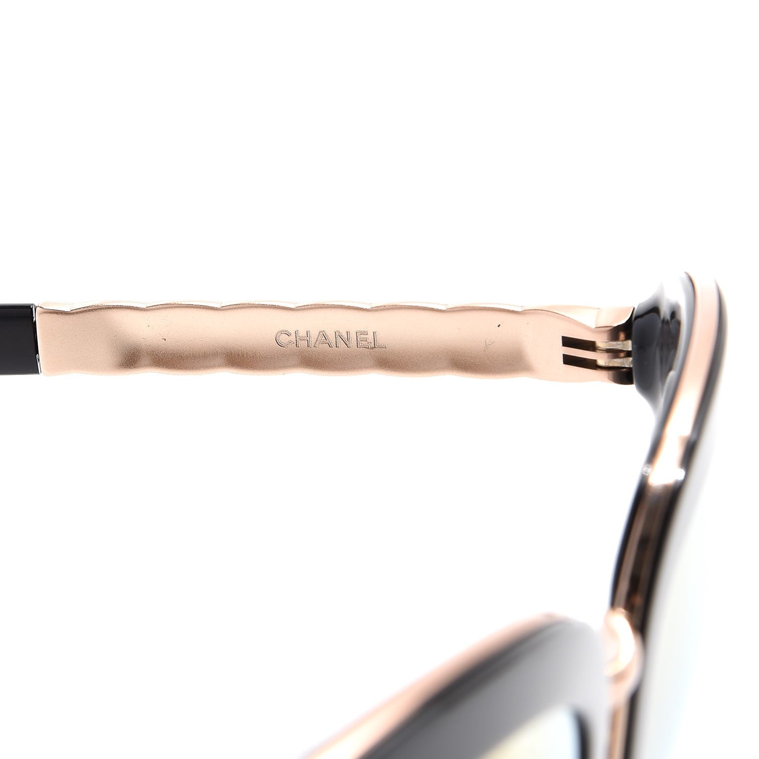 Chanel Cat Eye Quilted Sunglasses 5368 Black Pink 7 of 8