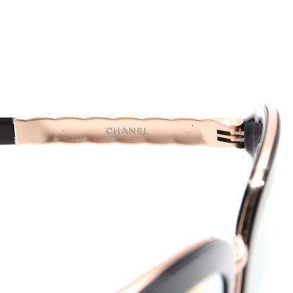 Chanel Cat Eye Quilted Sunglasses 5368 Black Pink 7 of 8