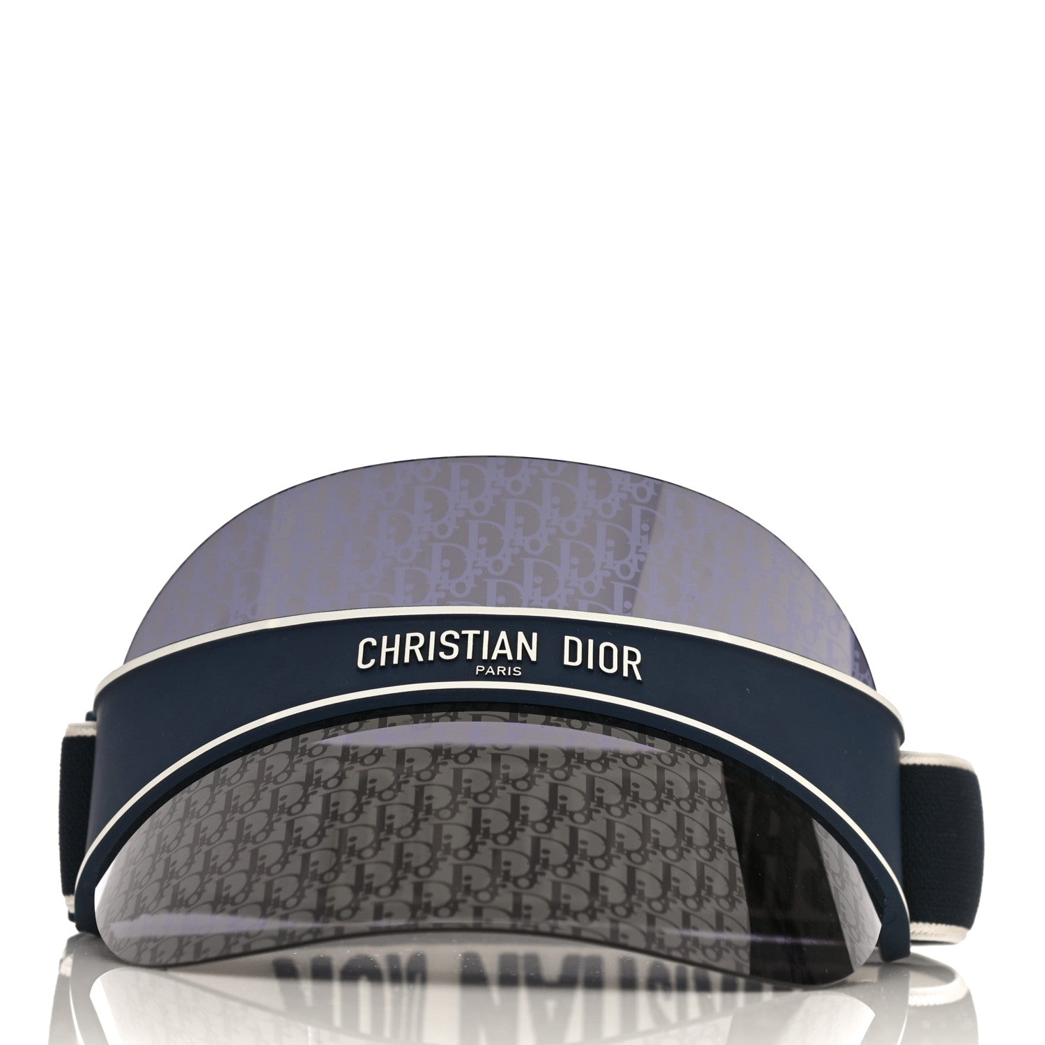 Christian Dior Oblique DiorClub V1U Sun Visor Blue 4 of 7