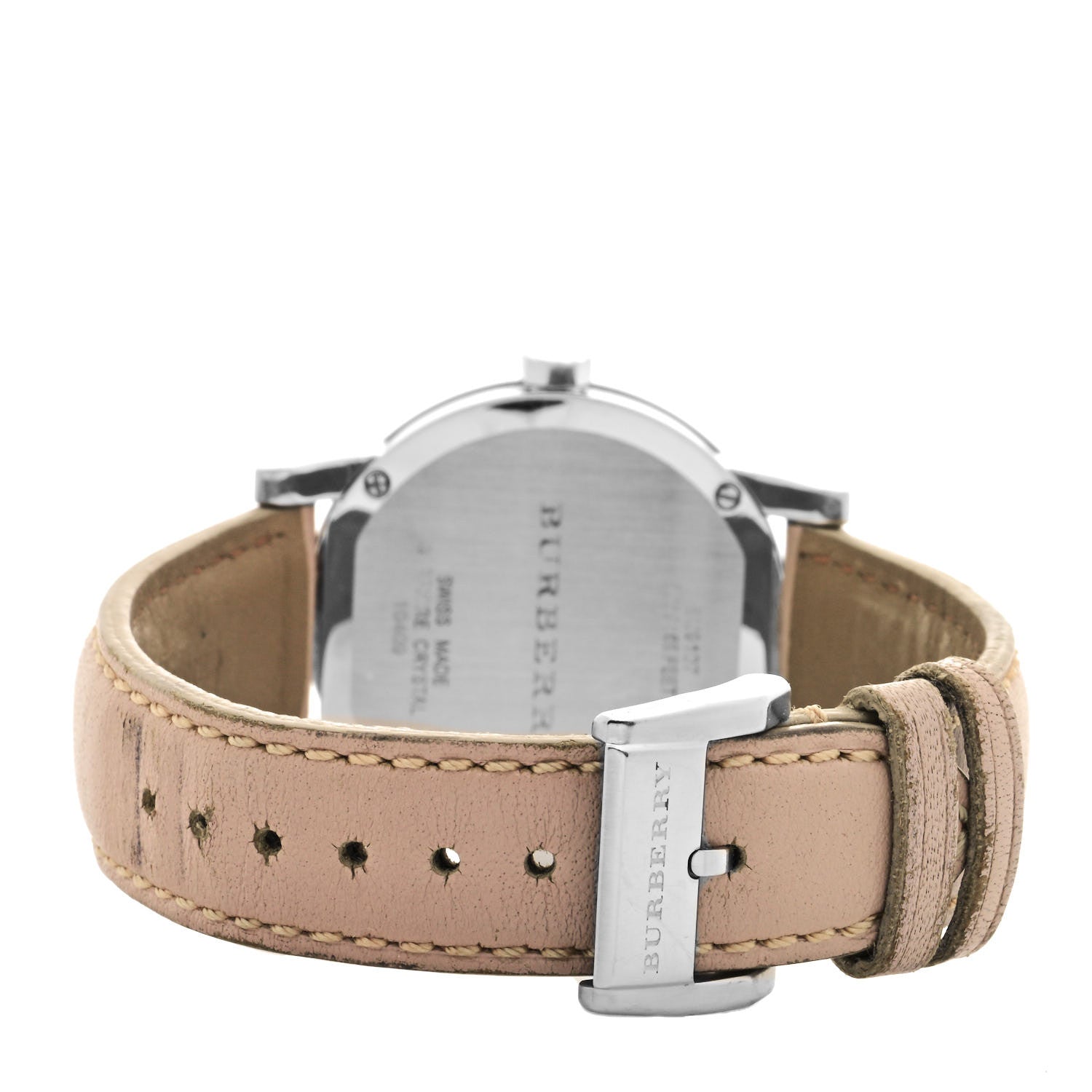 Burberry Stainless Steel Calfskin 34mm Quartz Watch Beige BU9107 3 of 5