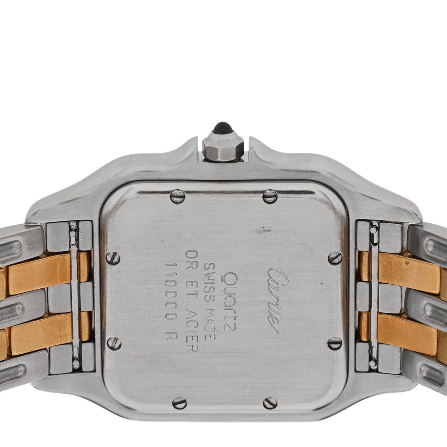 Stainless Steel 18K Yellow Gold 27mm Panthere Quartz Watch