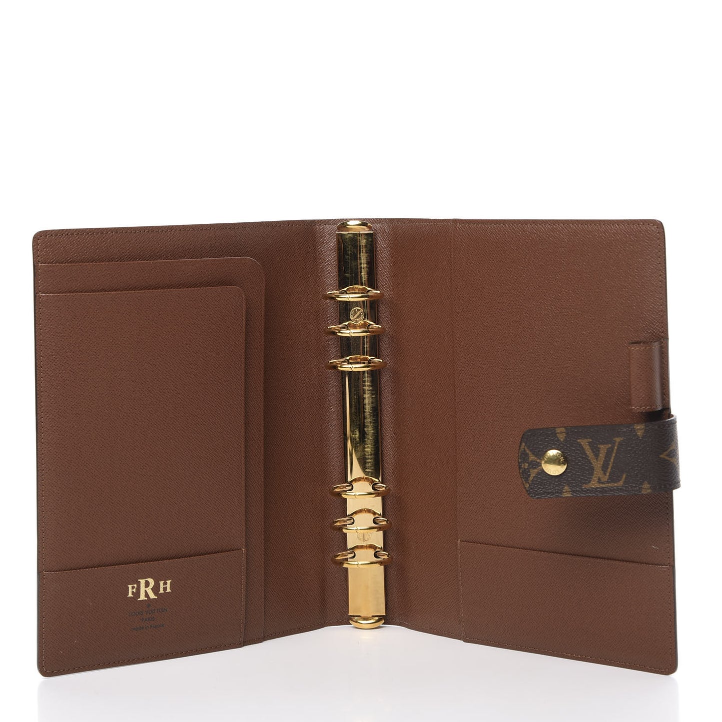Monogram Large Ring Agenda Cover