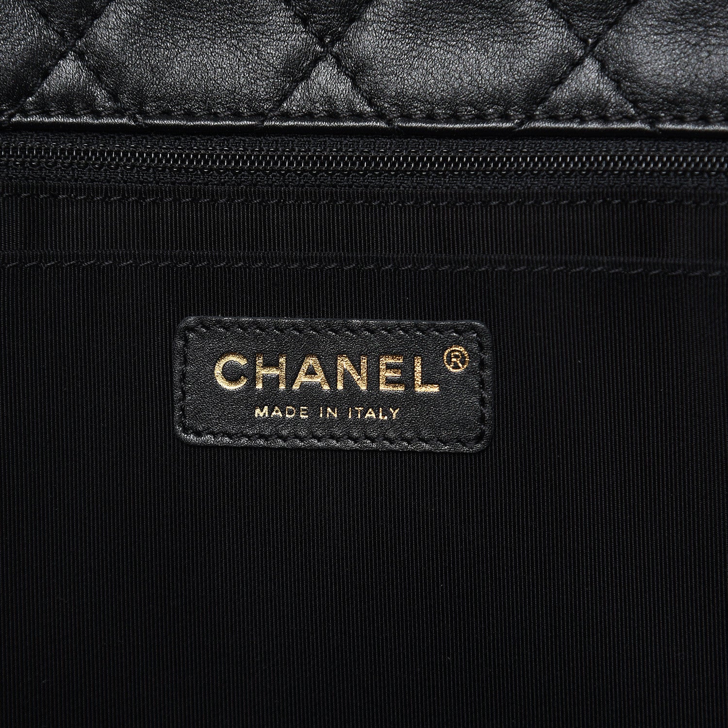 Chanel Metallized Calfskin Quilted Small XXL Travel Flap Bag Black 6 of 10
