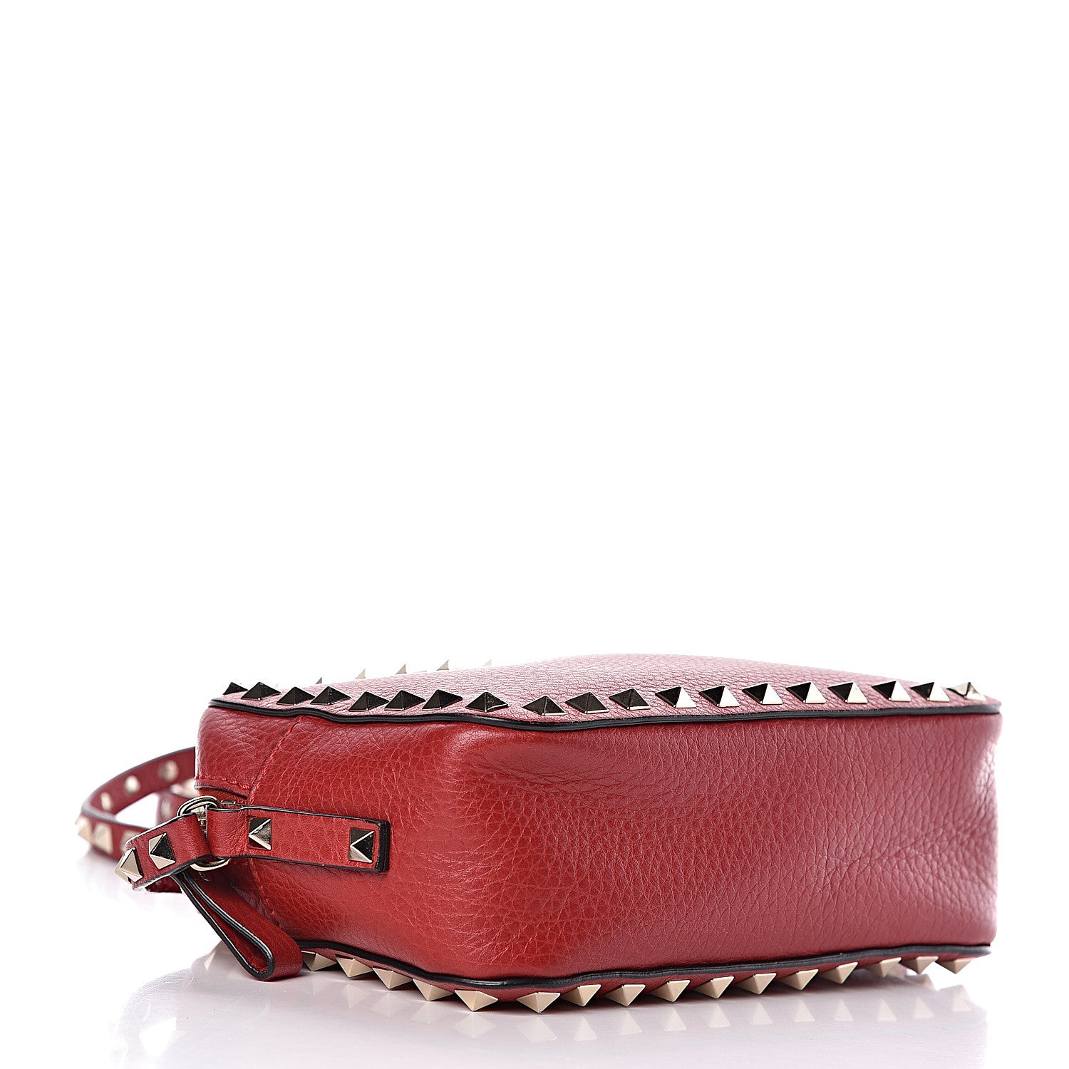 Valentino Garavani Grained Calfskin Rockstud Camera Crossbody Bag Rosso Valentino 4 of 10