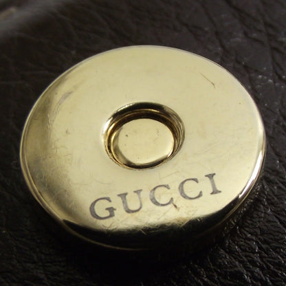Gucci Leather Medium Britt Bag Dark Brown 10 of 10