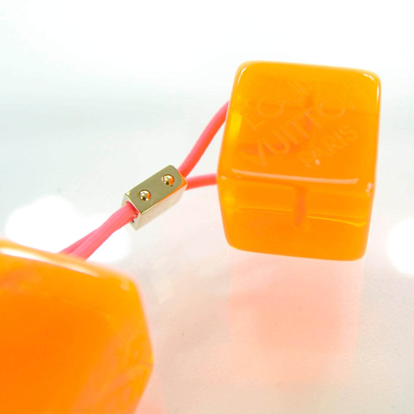 Resin Fluo Robert Wilson Hair Cubes Green Orange