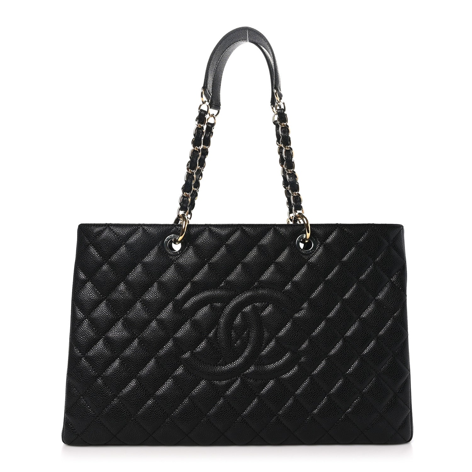 Chanel Caviar Quilted XL Grand Shopping Tote GST Black 1 of 11