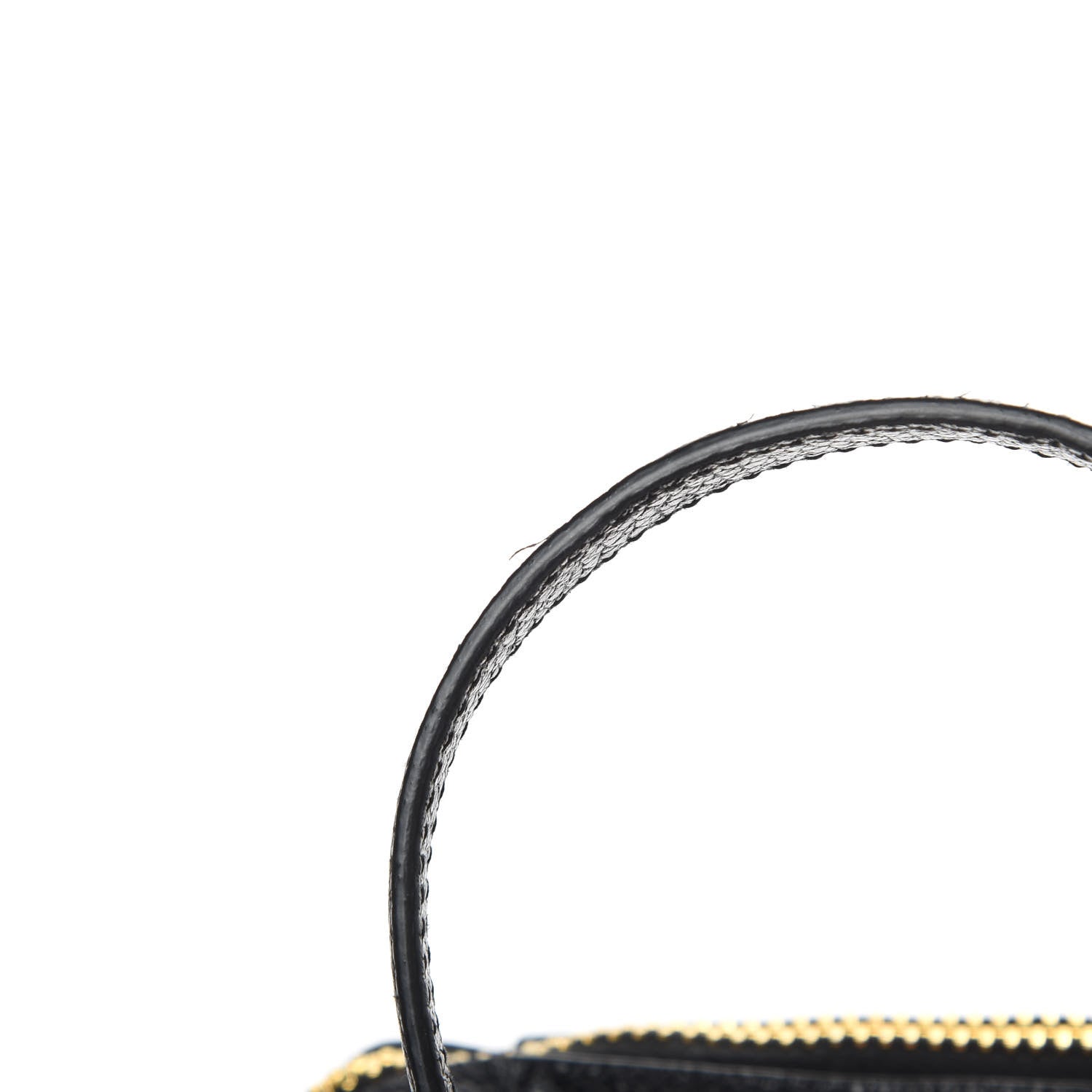 Miu Miu Goatskin Madras Zip Tote Black 14 of 15