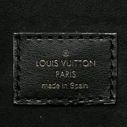 Louis Vuitton Empreinte Monogram Giant Broderies Neverfull MM Cream Black 7 of 9