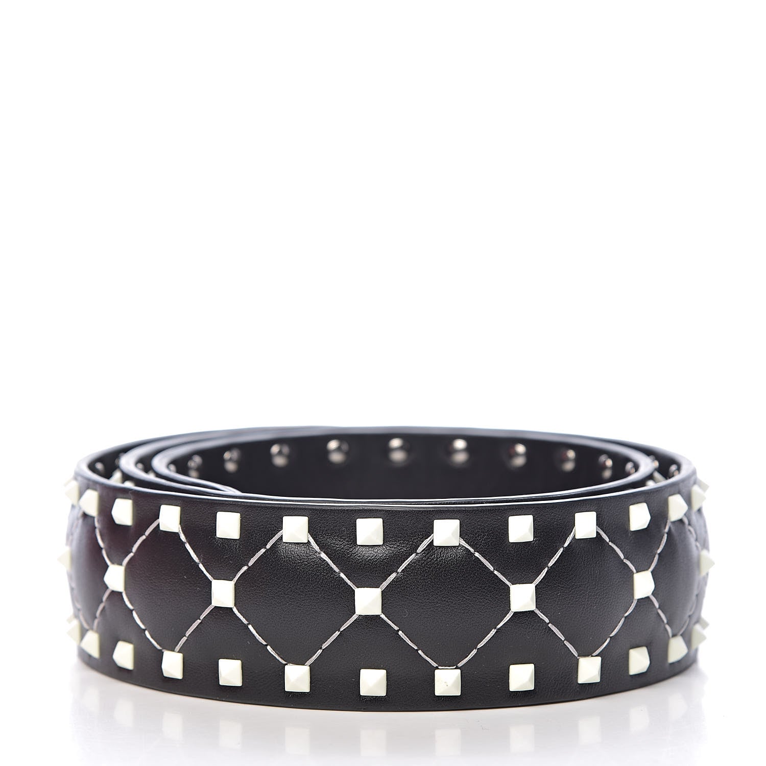 Valentino Garavani Lambskin Free Rockstud Spike Shoulder Strap Black 2 of 5