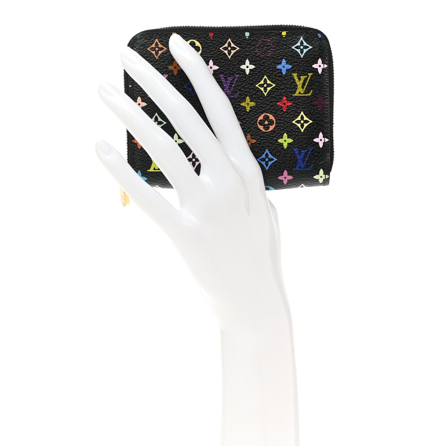 Monogram Multicolor Zippy Coin Purse Black Grenade