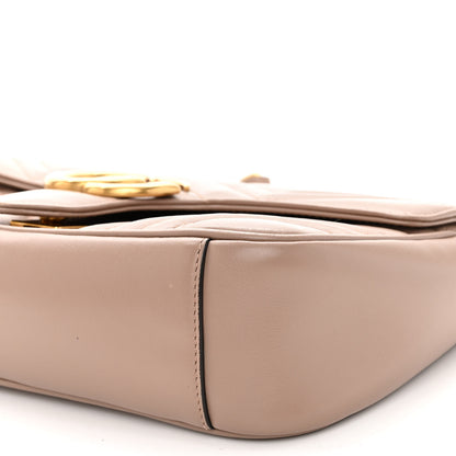 Gucci Calfskin Matelasse Small GG Marmont Shoulder Bag Porcelain Rose 9 of 9