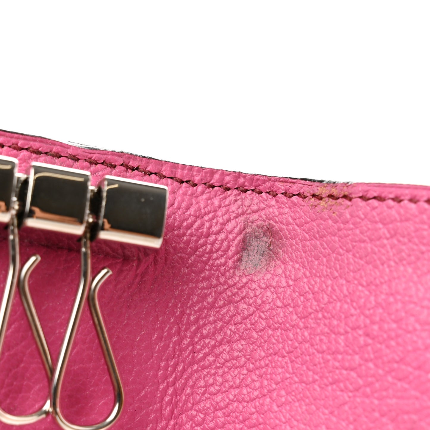 Ostrich Bearn Multicles 4 Key Holder Fuchsia