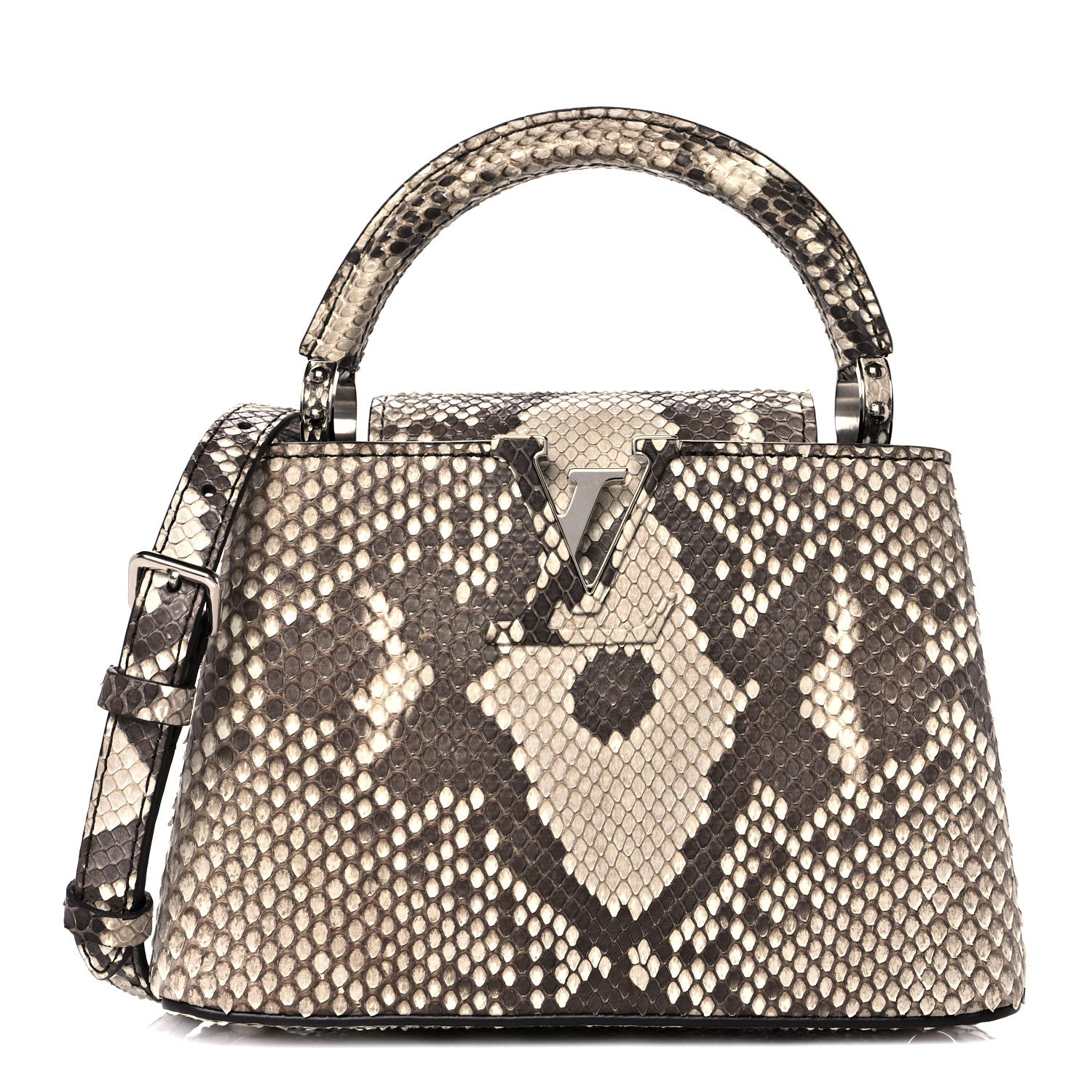Louis Vuitton Python Capucines Mini Naturel 1 of 12