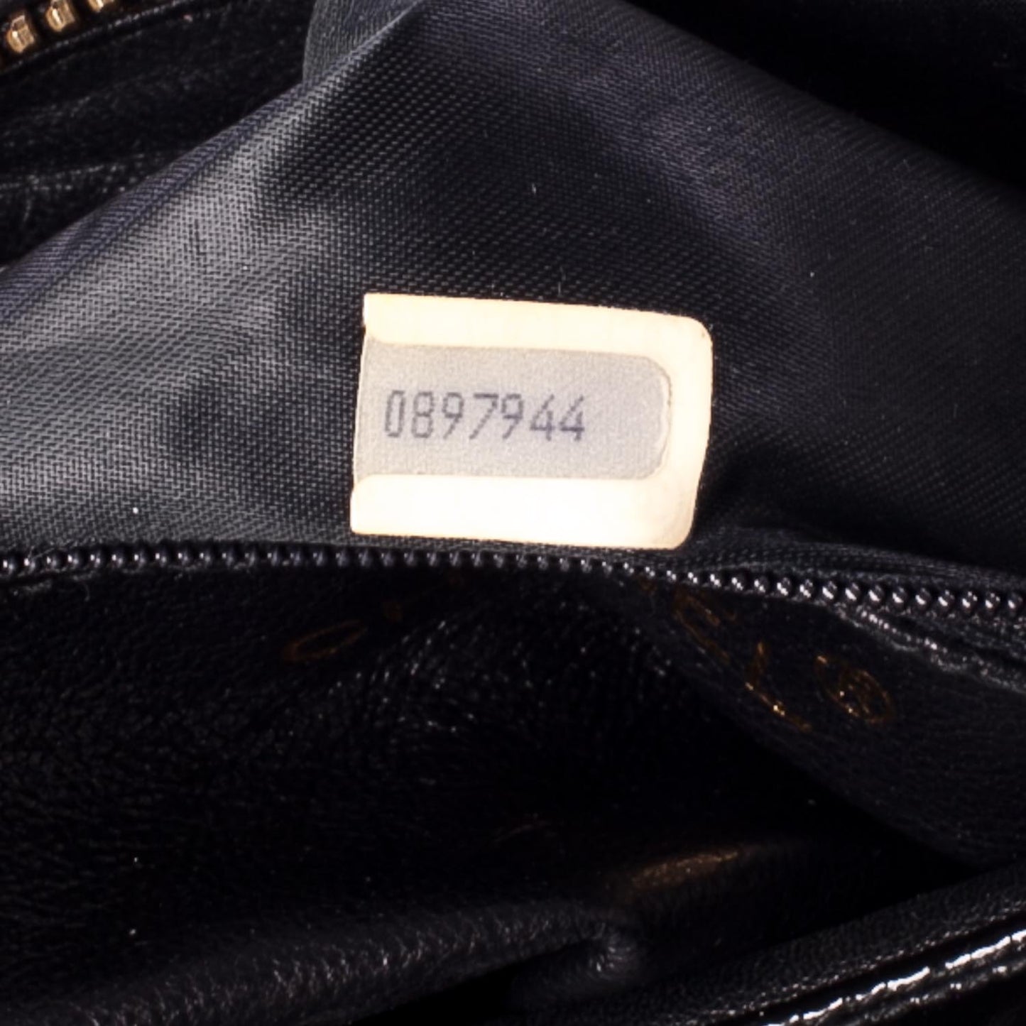 Patent Quilted Tassel Camera Case Black