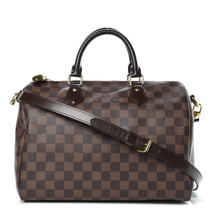 Louis Vuitton Damier Ebene Speedy Bandouliere 30 1 of 18