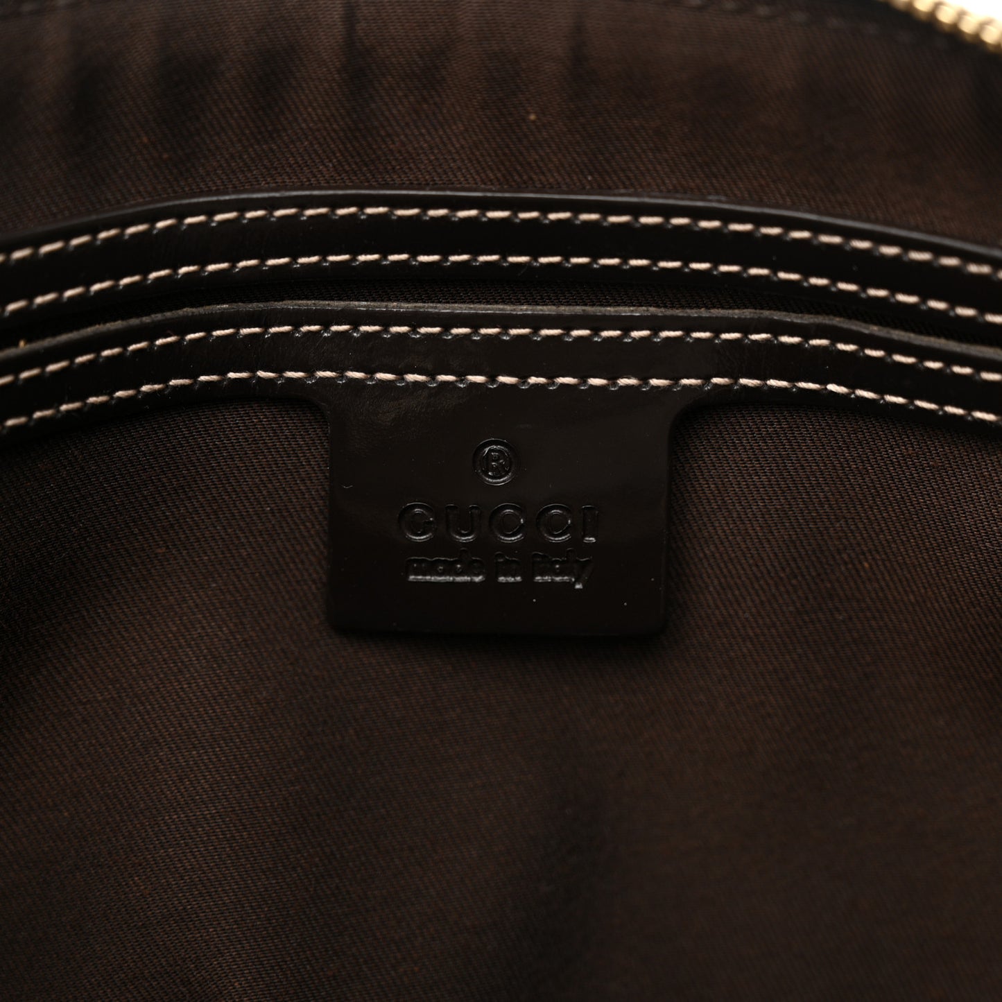 Monogram Guccissima Hearts Studded Medium Joy Boston Dark Brown
