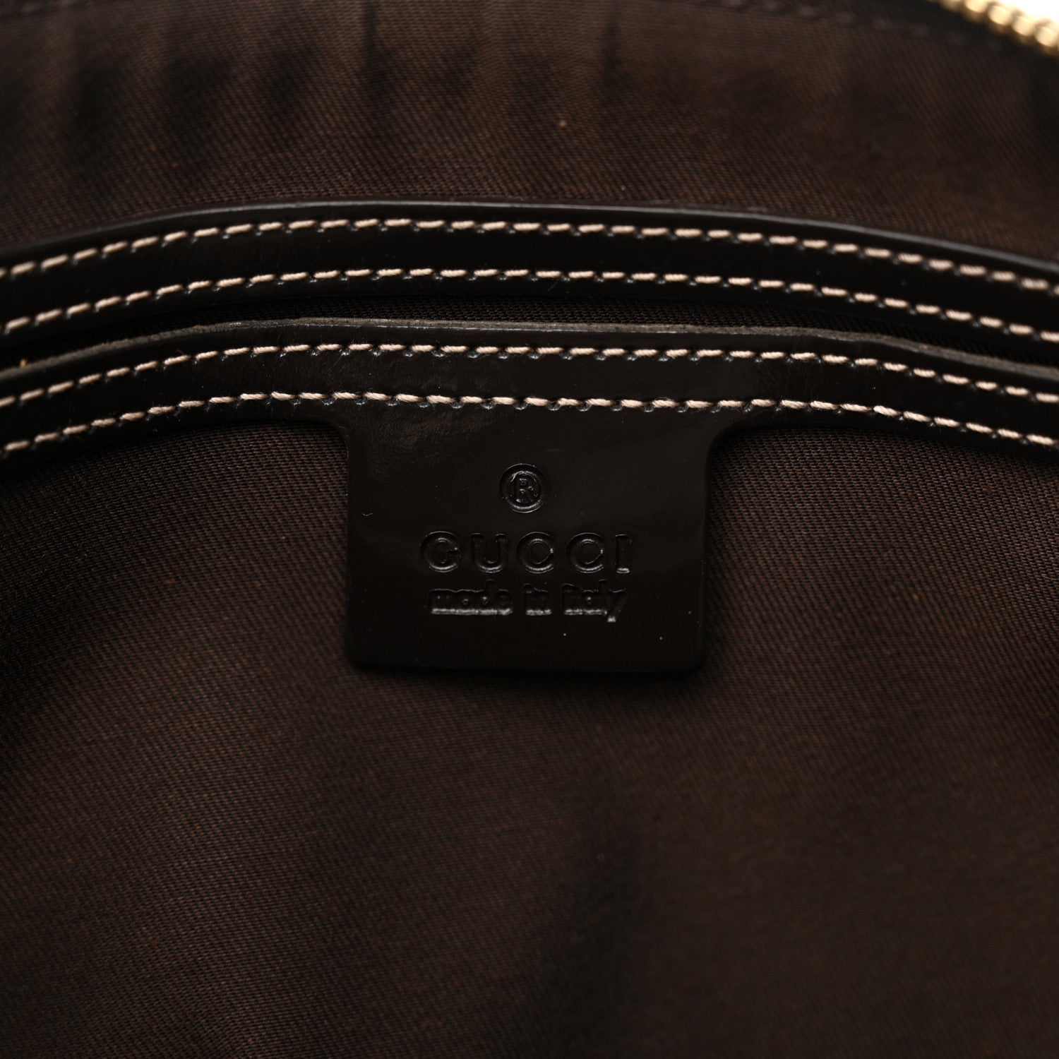 Gucci Monogram Guccissima Hearts Studded Medium Joy Boston Dark Brown 6 of 11