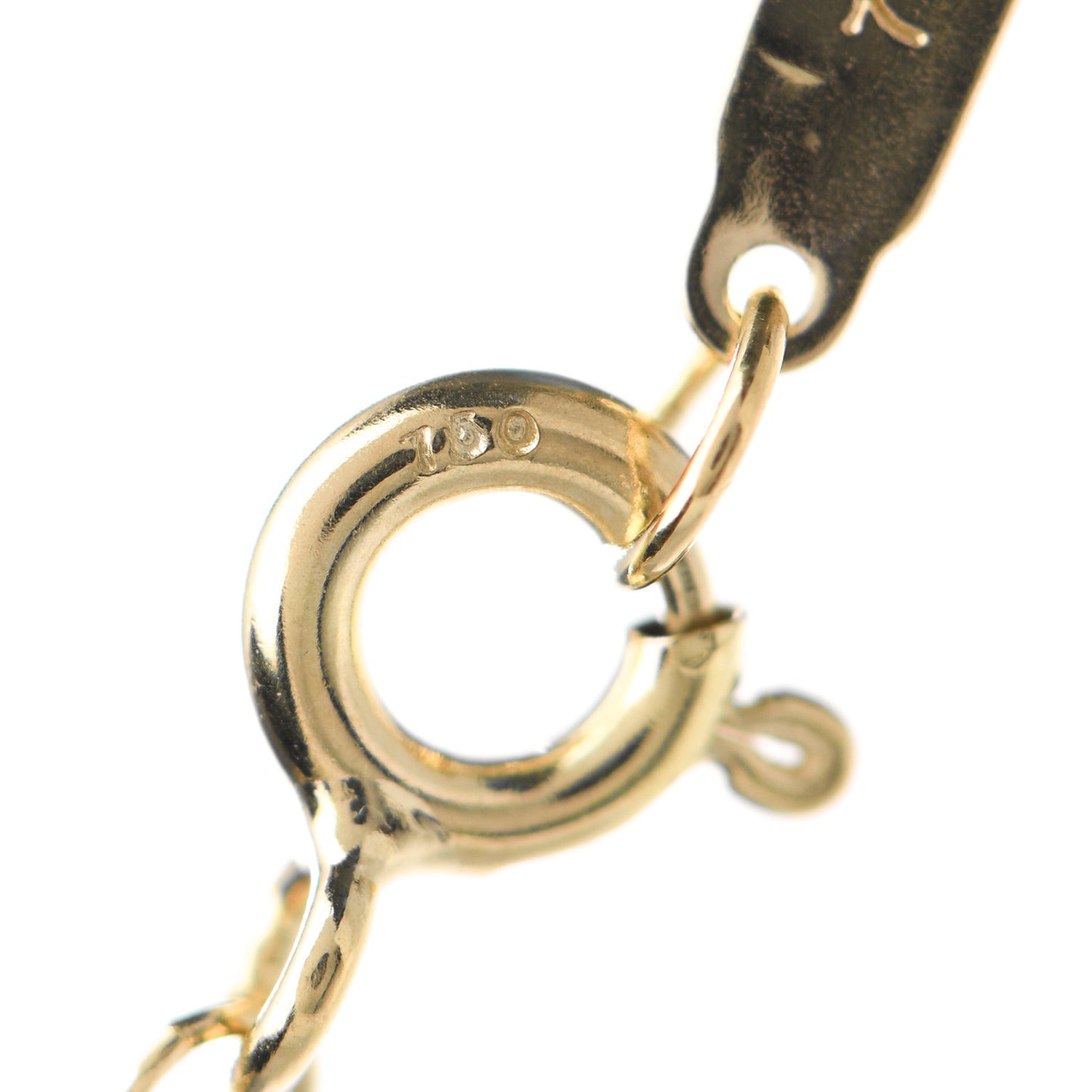 18K Yellow Gold Diamond Heart Locket Pendant Necklace