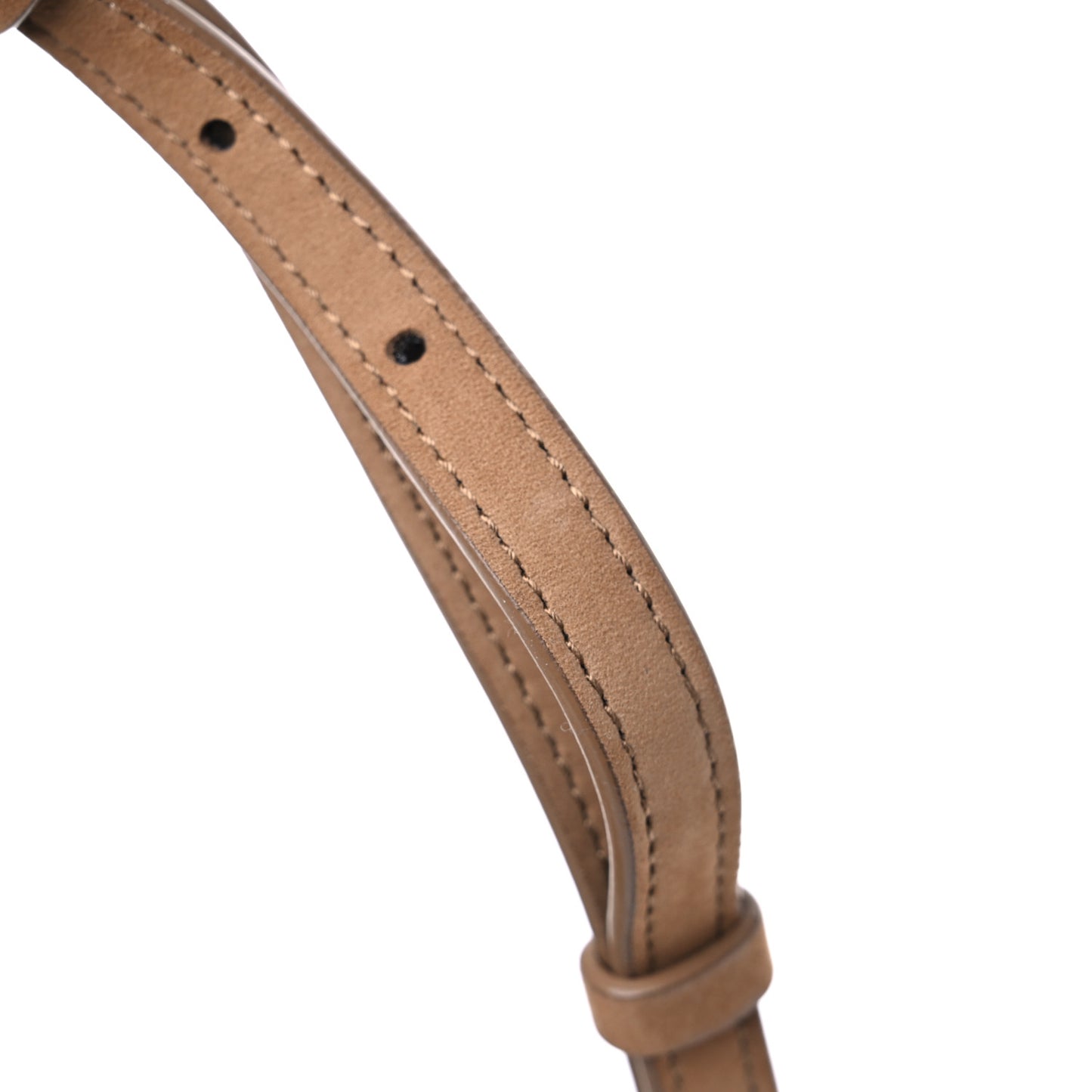 Suede Shearling Lou Belt Bag Natural Tan