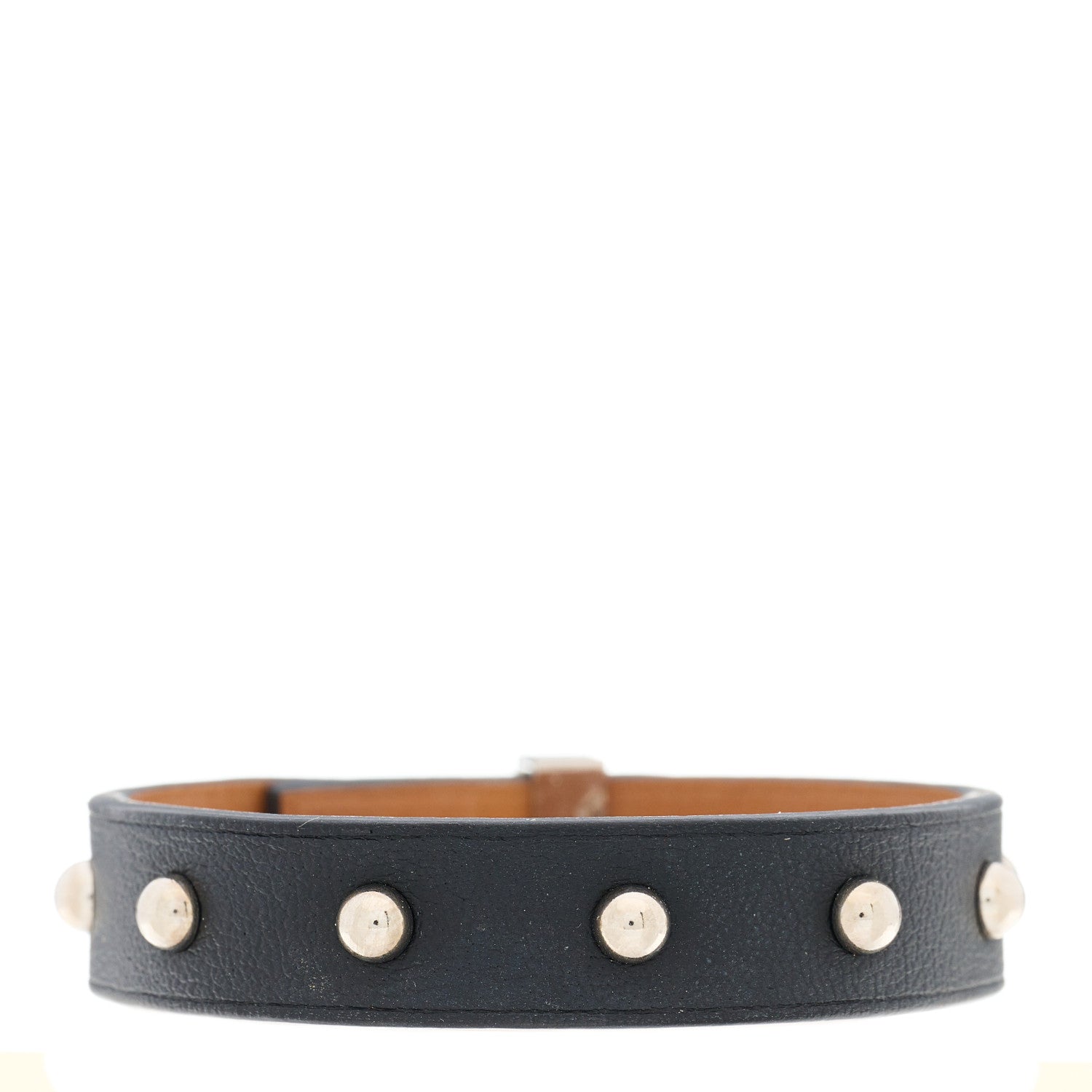 Hermes Swift Mini Dog Clous Ronds Bracelet Black 2 of 6