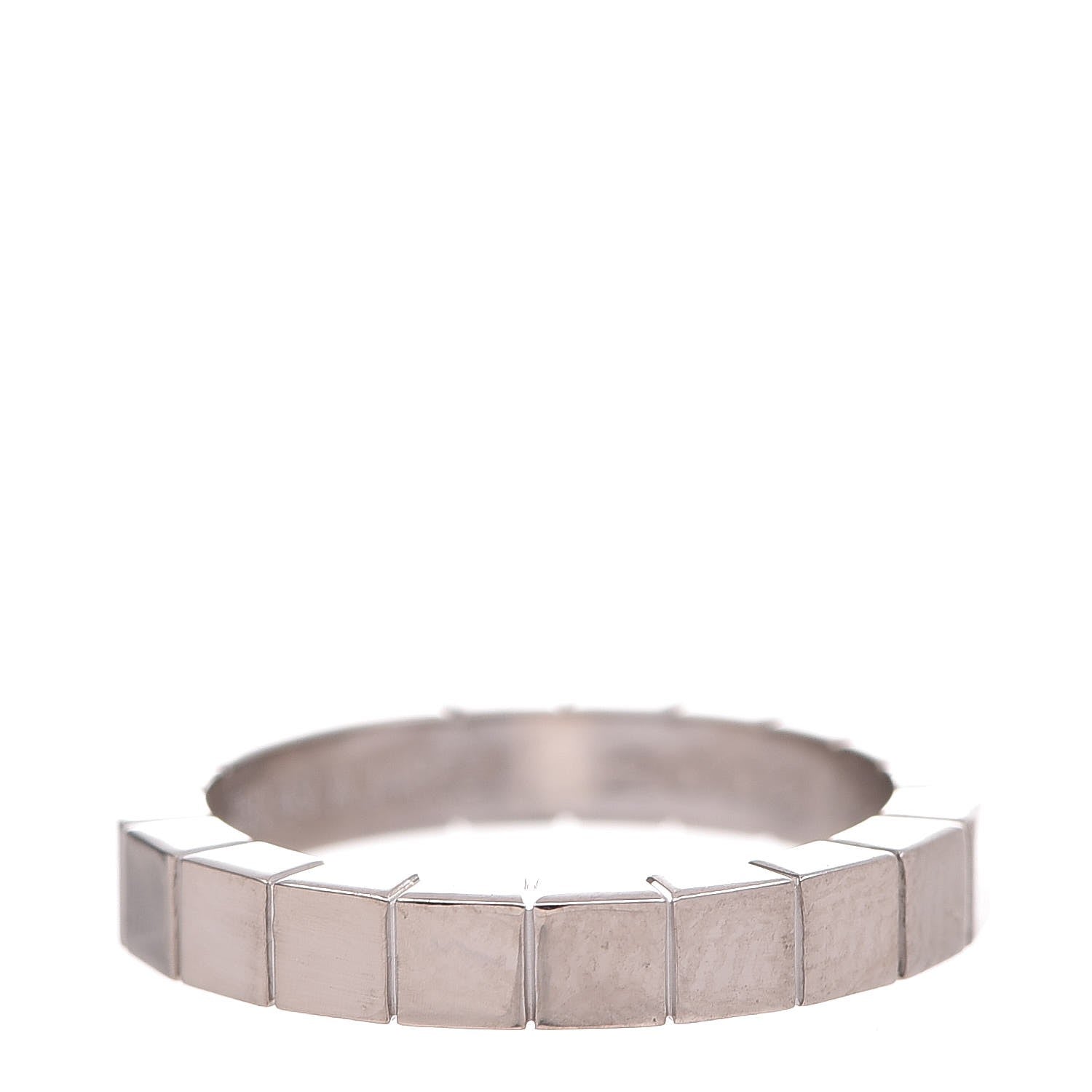 Cartier 18K White Gold Lanieres Ring 49 4.75 3 of 5