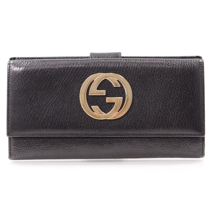Gucci Leather Blondie Continental Wallet Black 1 of 8