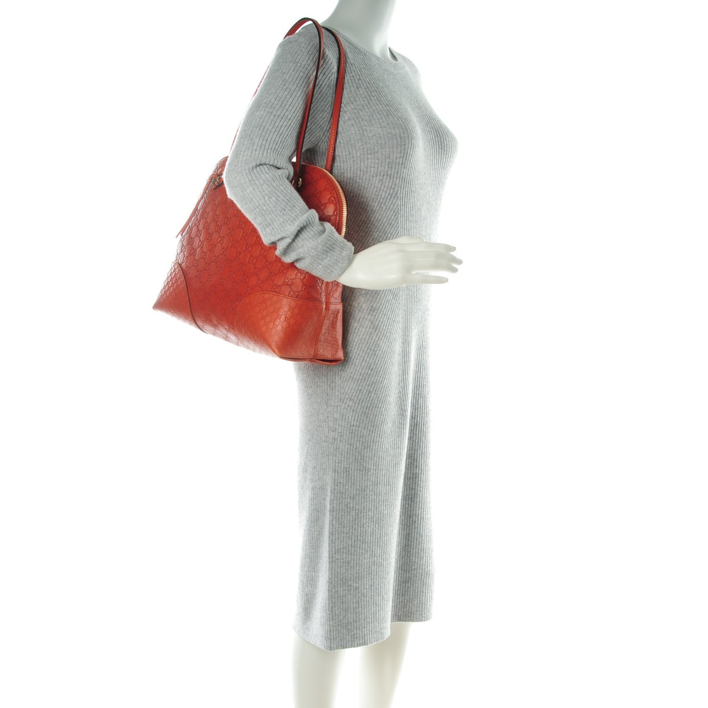 Guccissima Medium Bree Shoulder Bag Sun Orange