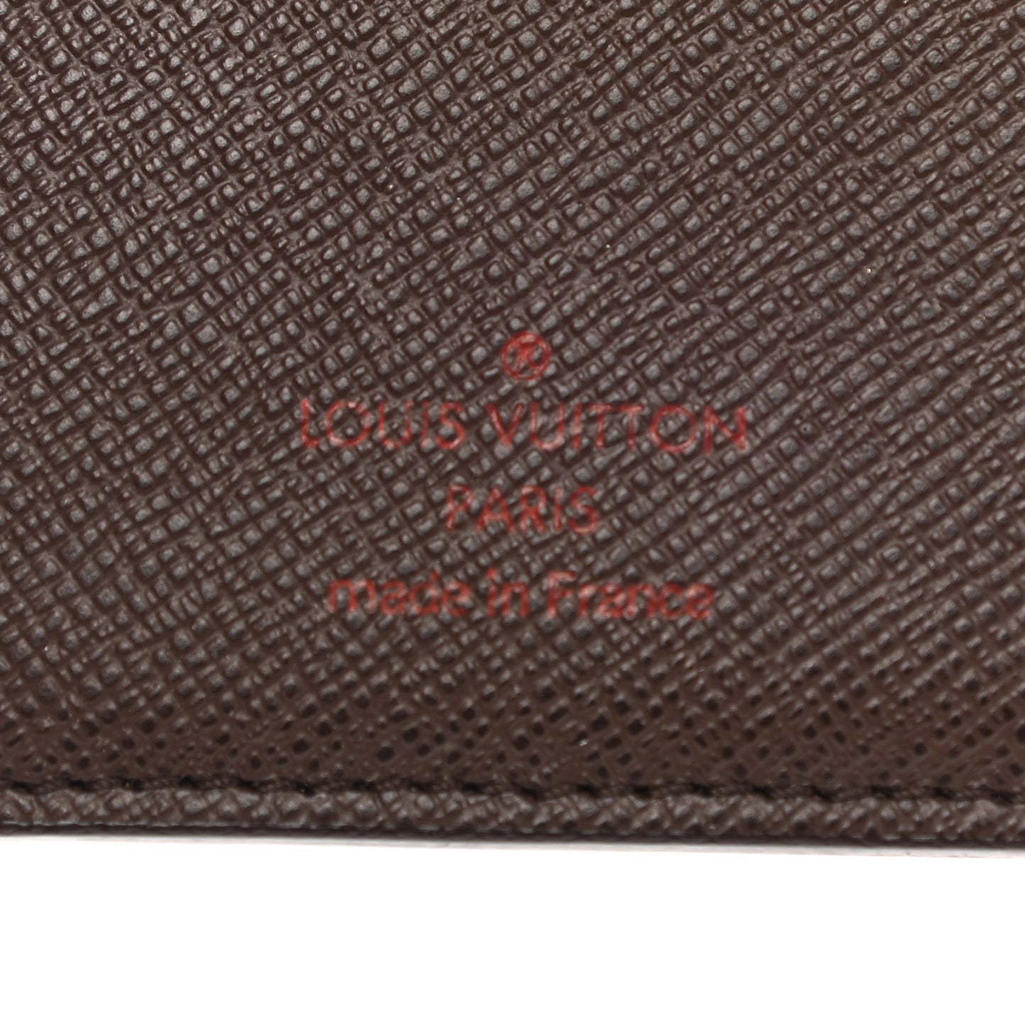 Damier Ebene Porte Valeurs Organizer Wallet