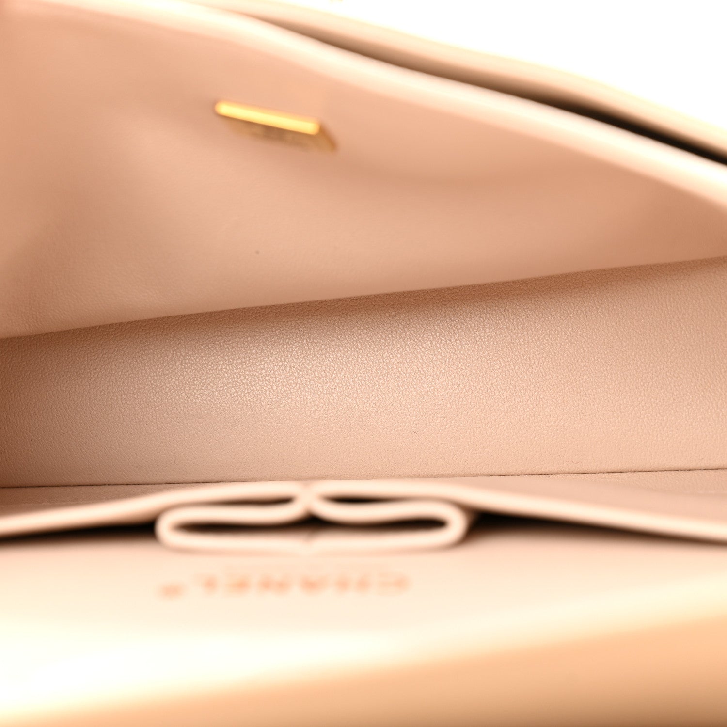 Chanel Caviar Quilted Medium Double Flap Ecru 5 of 12