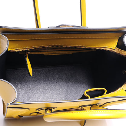 Celine Palmelato Calfskin Micro Luggage Chartreuse 9 of 9