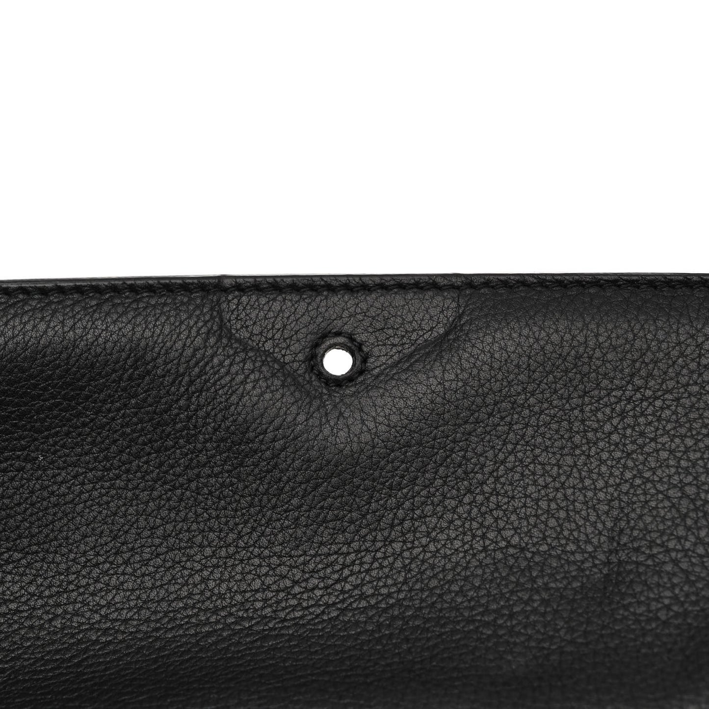 Calfskin Barb Wire Flap Shoulder Bag Black
