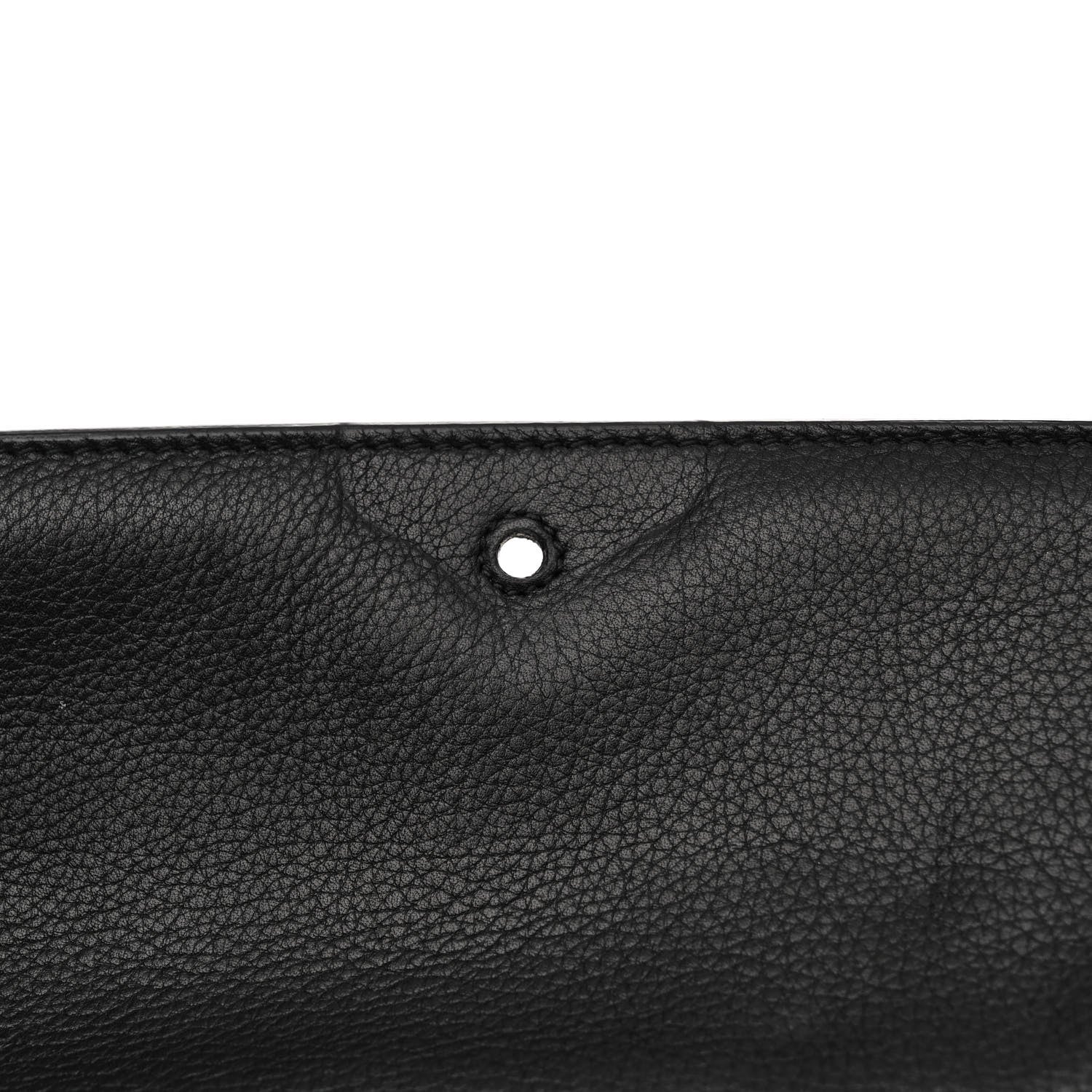 Balenciaga Calfskin Barb Wire Flap Shoulder Bag Black 11 of 13