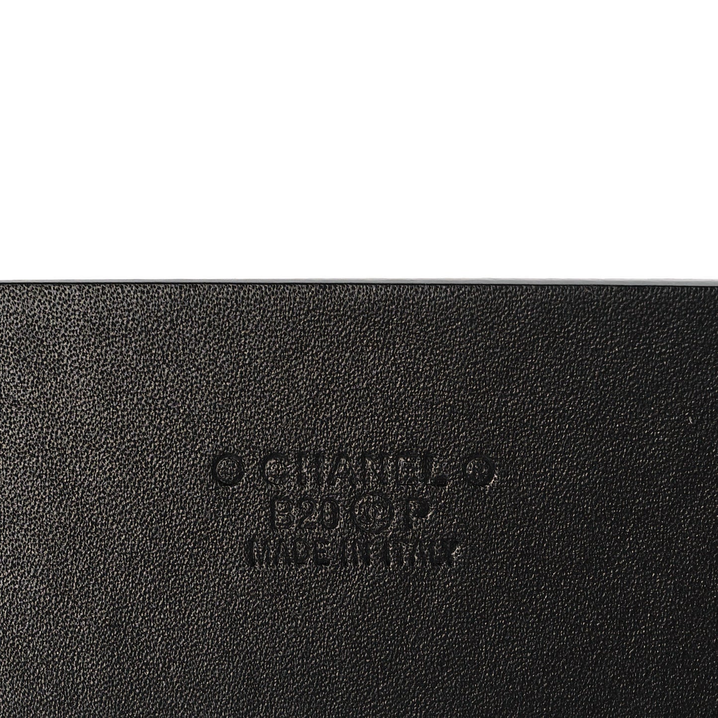Caviar CC Logo Belt 90 36 Black