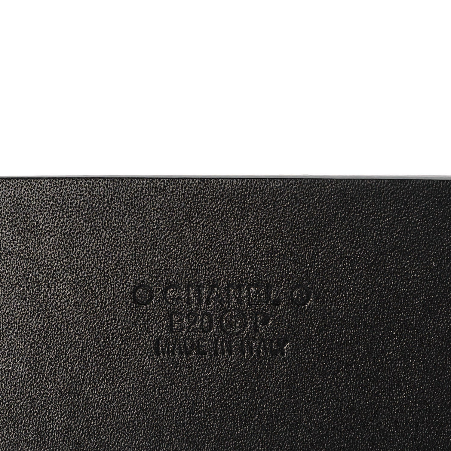 Chanel Caviar CC Logo Belt 90 36 Black 3 of 6