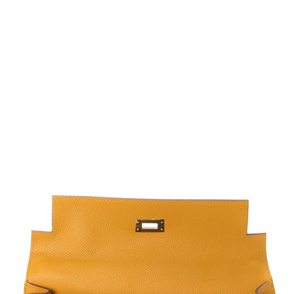 Hermes Epsom Kelly Sellier 25 Jaune Ambre 15 of 41