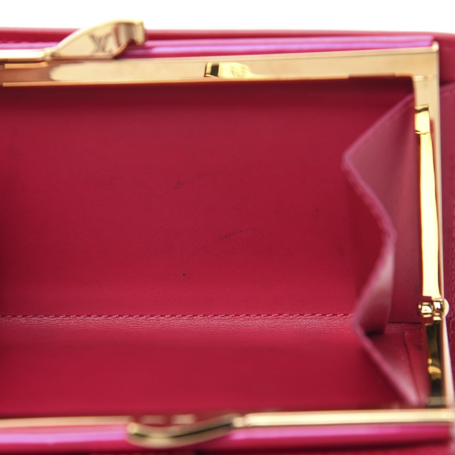 Louis Vuitton Vernis French Purse Wallet Fuchsia 6 of 7