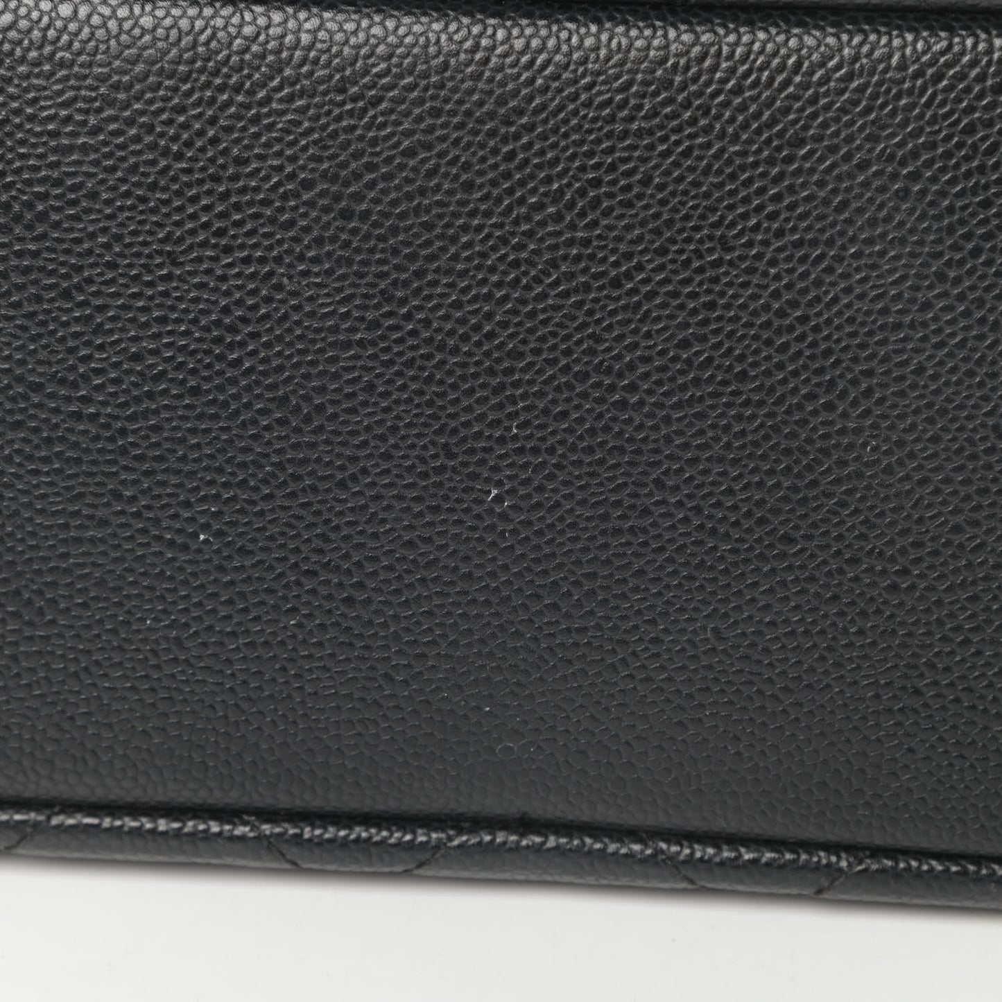 Caviar Quilted Timeless CC Soft Tote Black