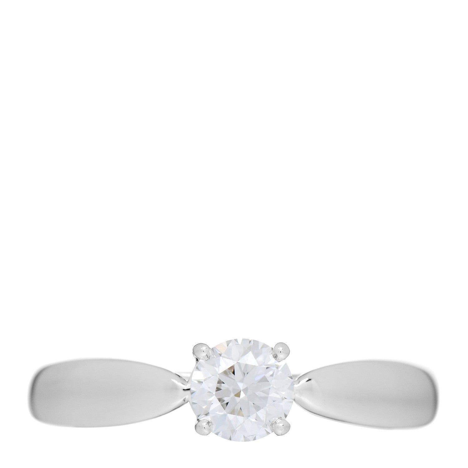 Tiffany Platinum Diamond .30ct Harmony Solitaire Engagement Ring 47 4 1 of 5