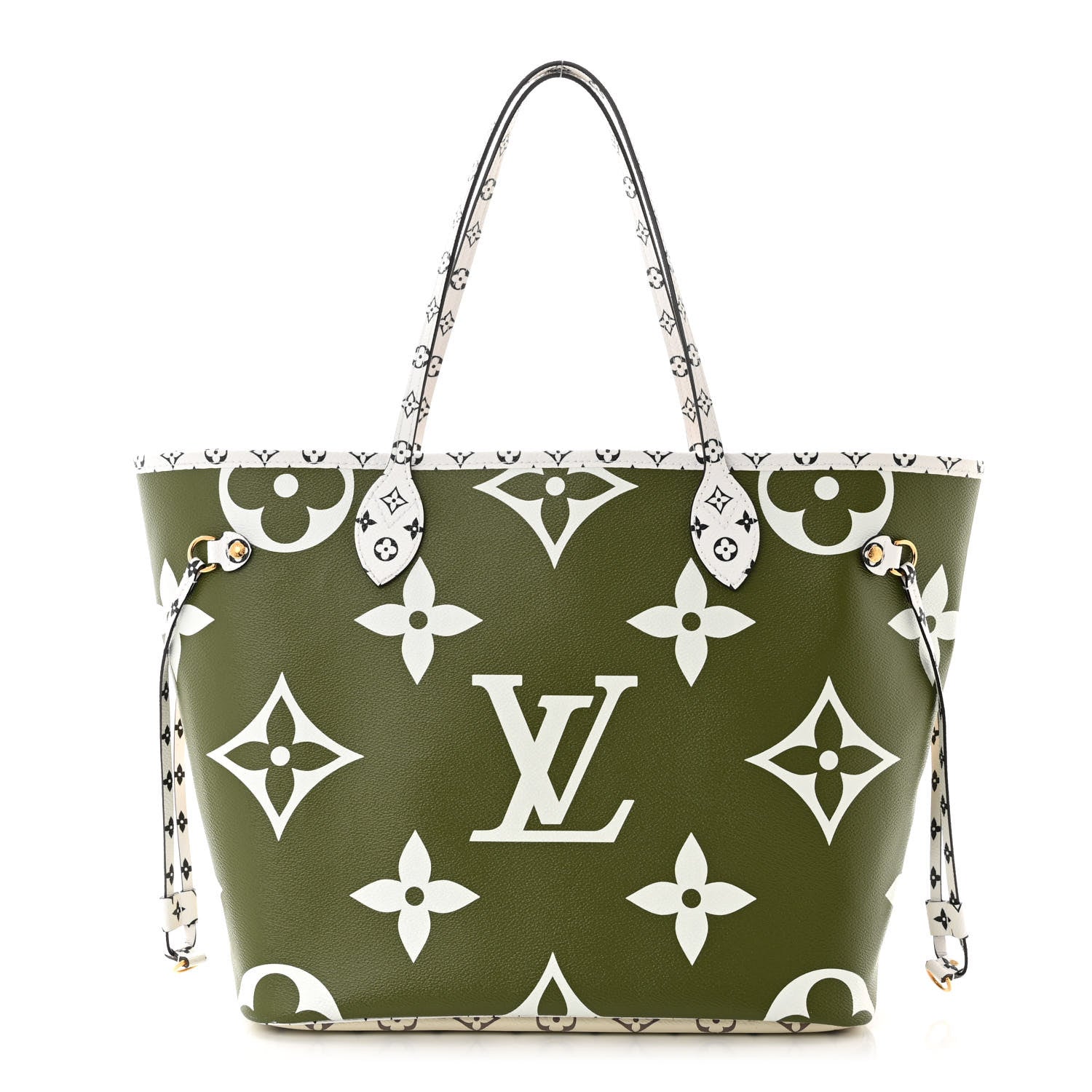 Louis Vuitton Monogram Giant Neverfull MM Kaki 1 of 11