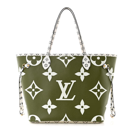 Louis Vuitton Monogram Giant Neverfull MM Kaki 1 of 11