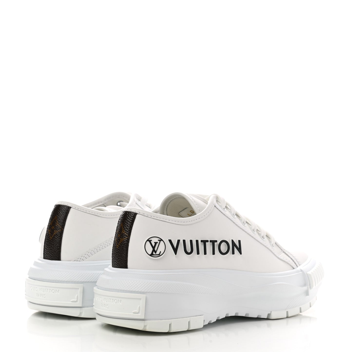Canvas LV Squad Sneakers 38 White