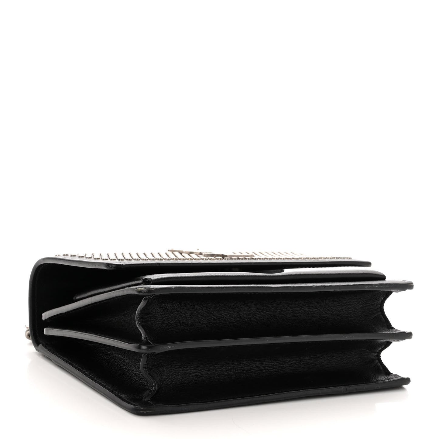 Calfskin Studded Small Monogram Sunset Black