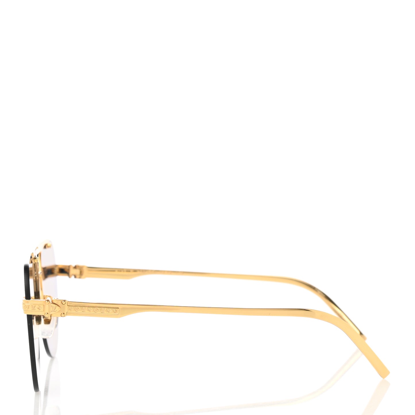 Metal LV Ash Sunglasses Z1261W Gold