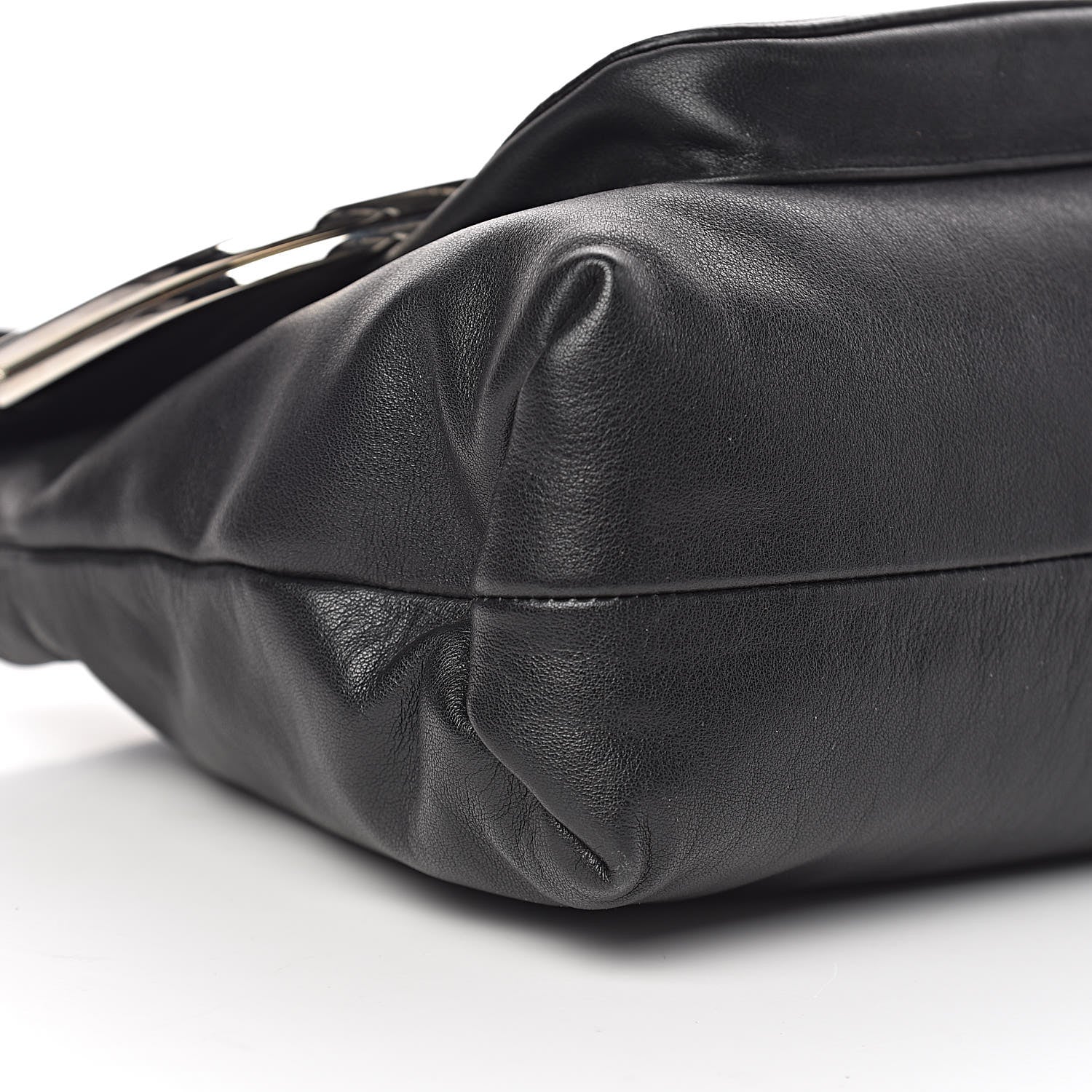 Dolce & Gabbana Calfskin Miss Sleek Shoulder Bag Black 7 of 9