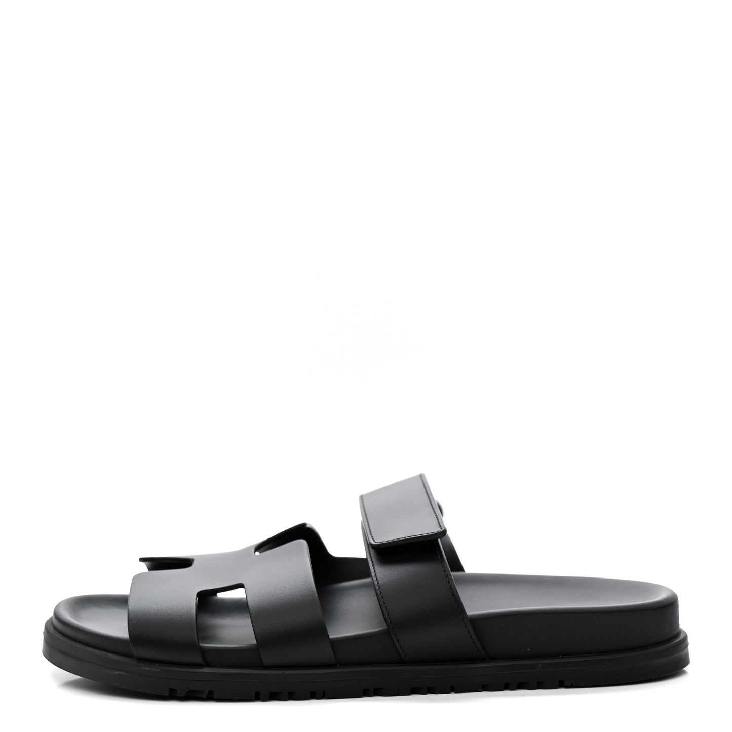 Calfskin Womens Chypre Sandals 38.5 Black