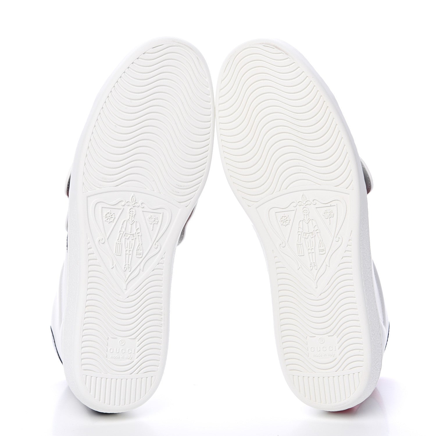 Gucci Calfskin Web Panther Removable Patches Mens Ace High Top Sneakers 8.5 White 5 of 7