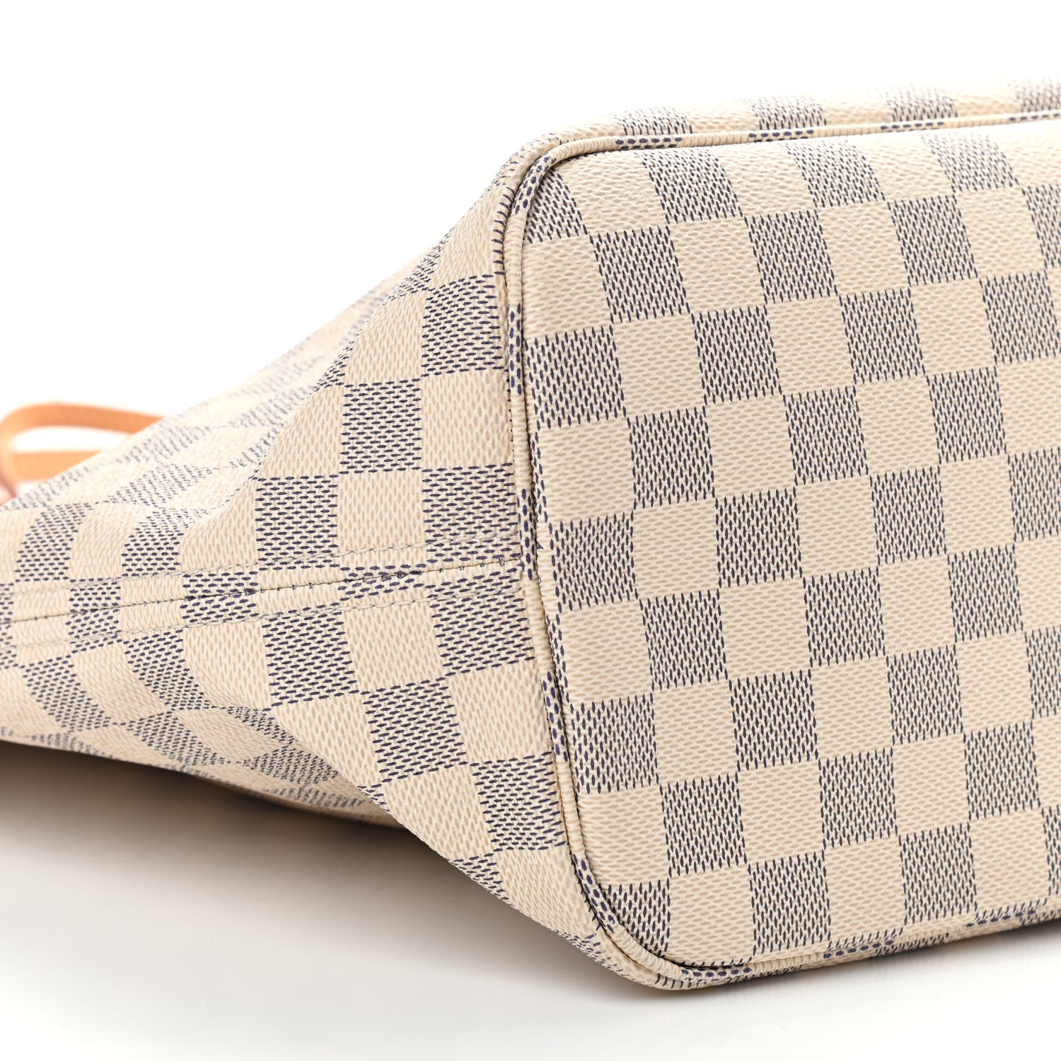 Louis Vuitton Damier Azur Neo Neverfull MM Rose Ballerine 8 of 9