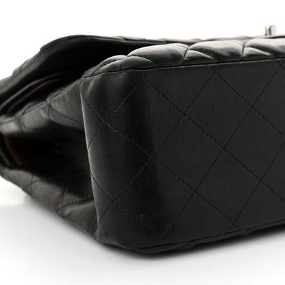 Chanel Lambskin Quilted Jumbo Double Flap Black 9 of 17
