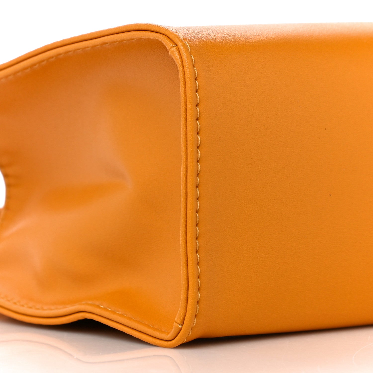 Telfar Vegan Leather Small Shopping Bag Mustard 9 of 10